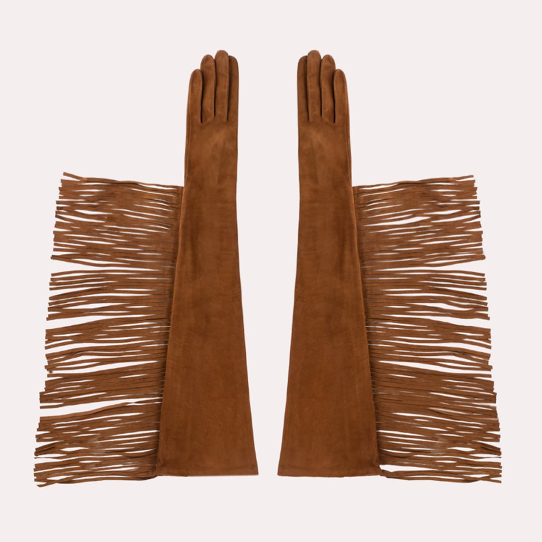 Runway Opera Glove with Fringe