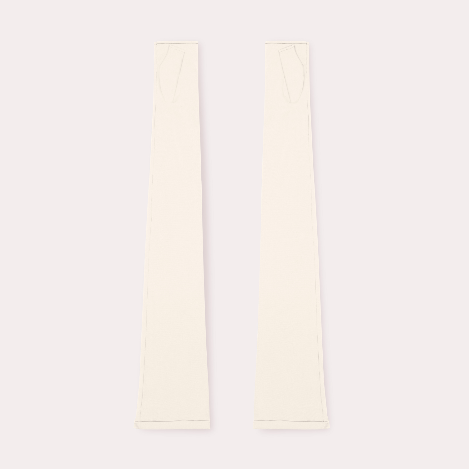 nylon opera length sleeve in ivory