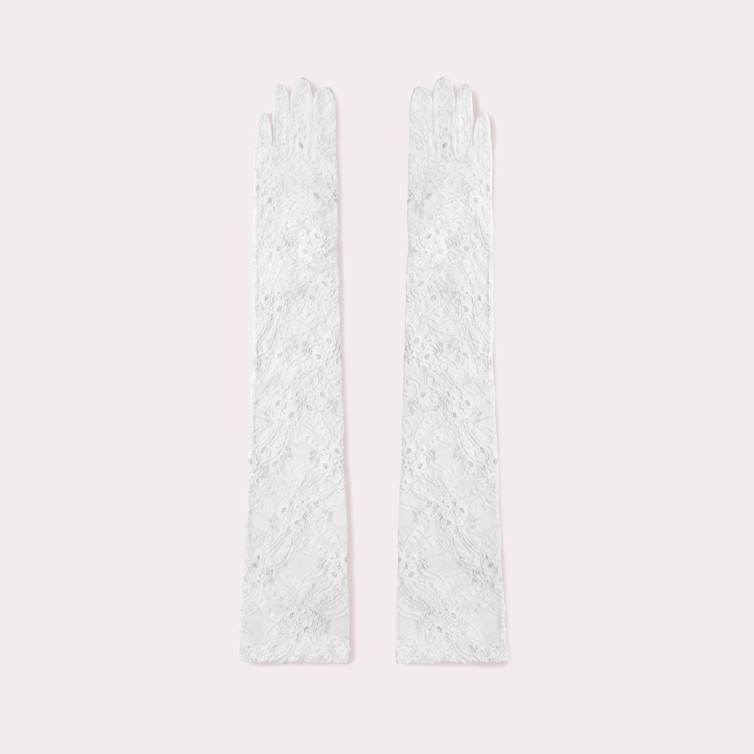 Marselle Lace and Embroidered Extended Opera Glove