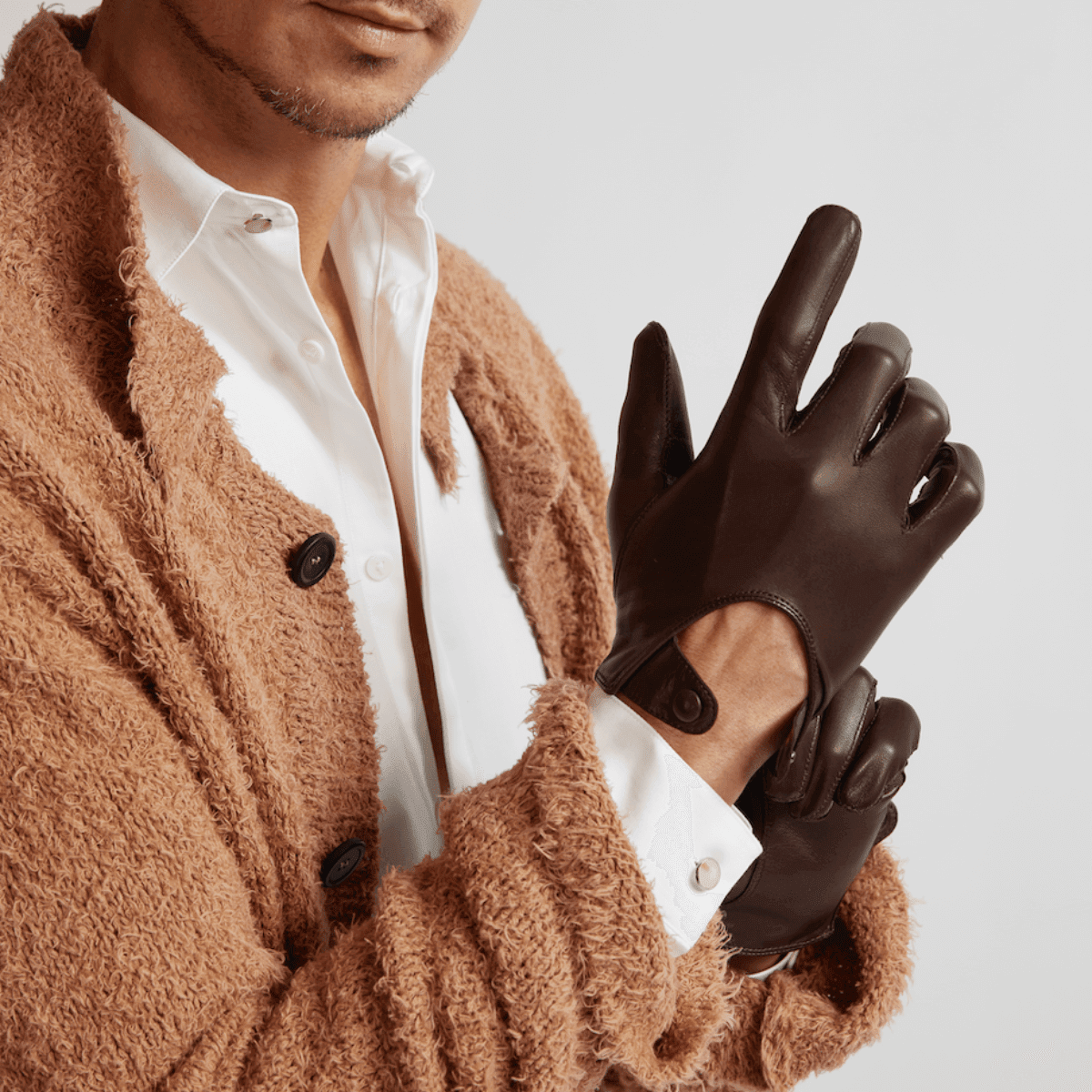 Men's Washable Leather Driving Glove