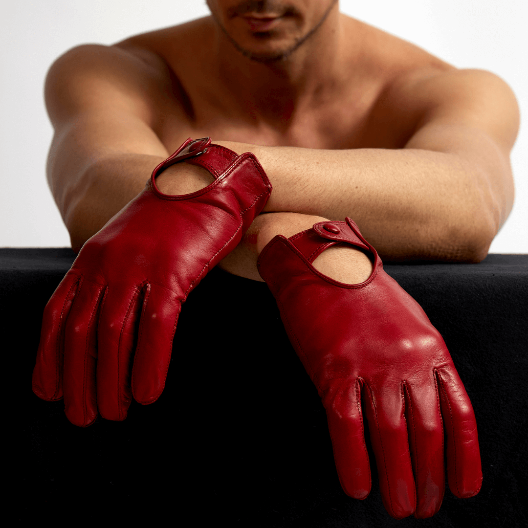 Men's Leather Driving Glove