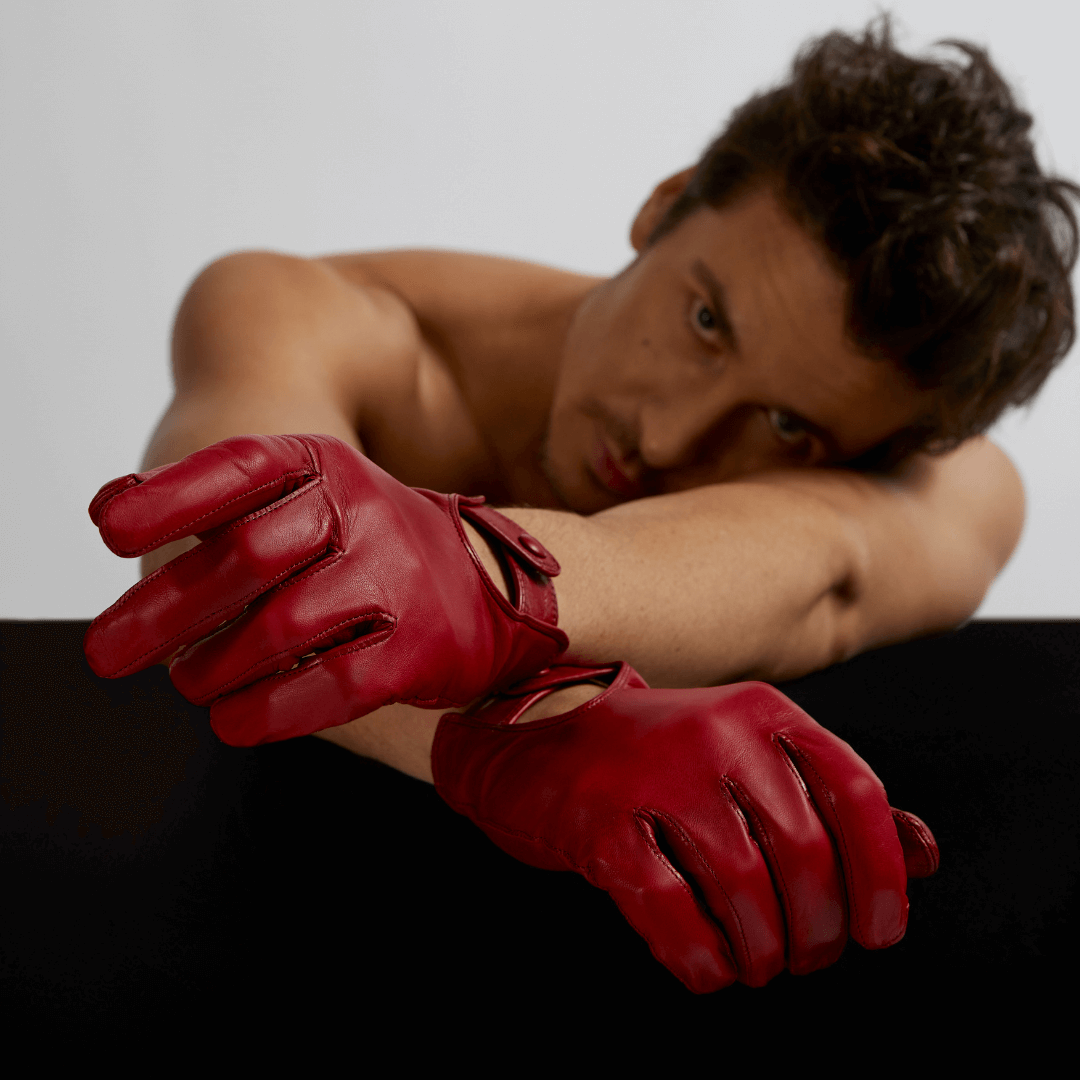 Men's Leather Driving Glove