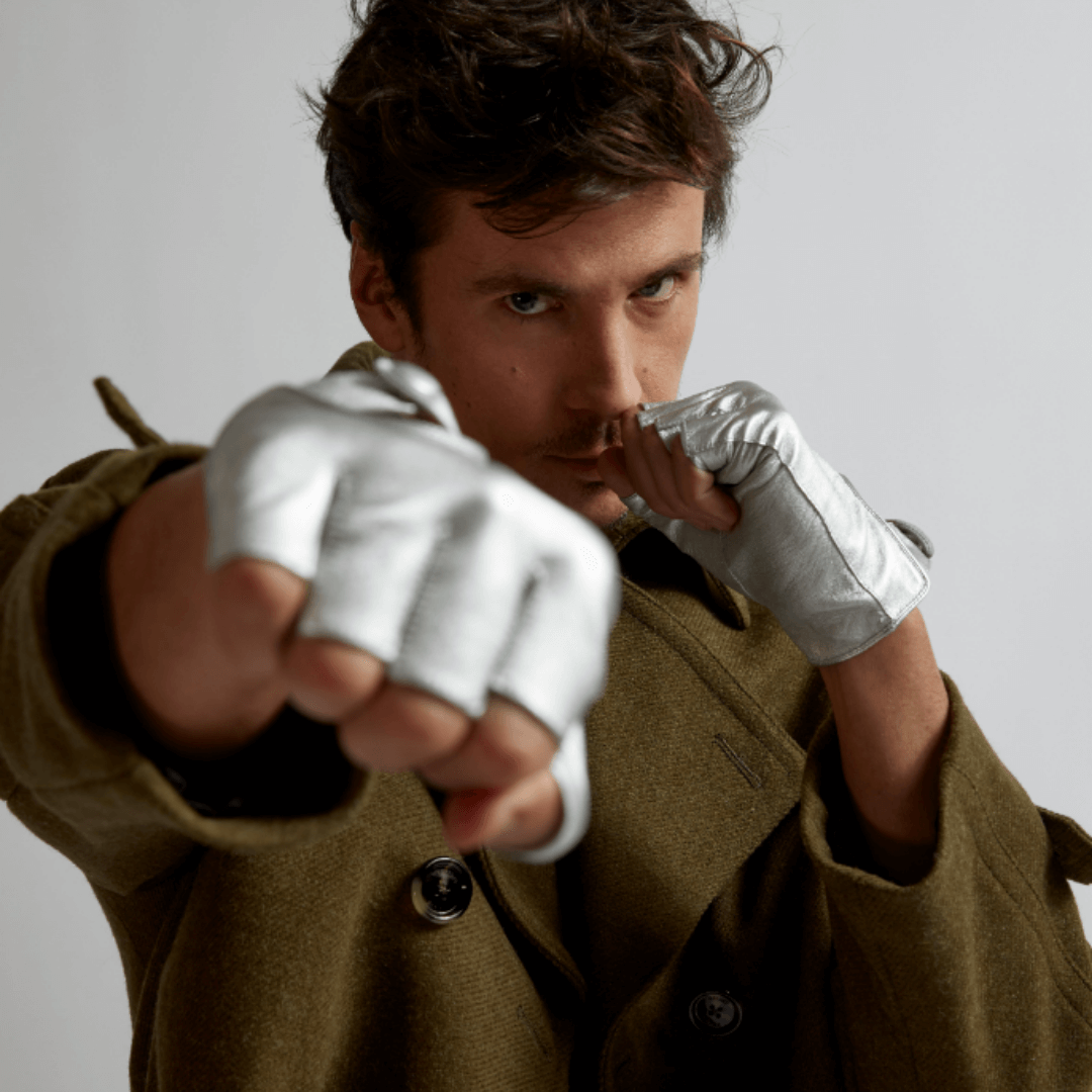 Men's Fingerless Driving Glove