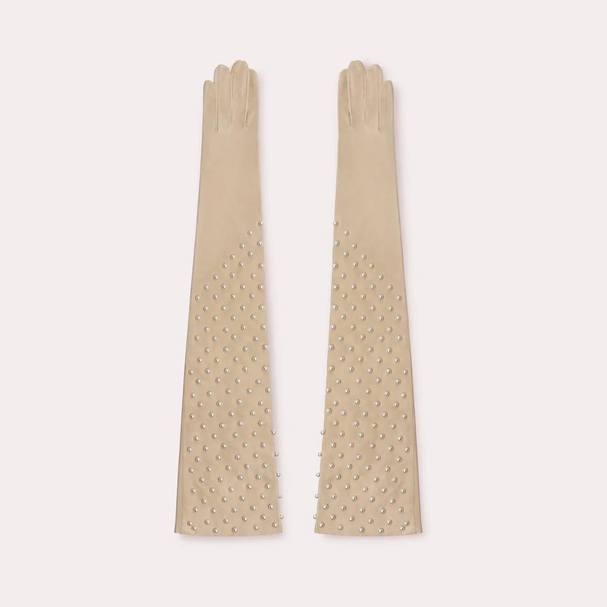 Runway Opera Glove with Pearls