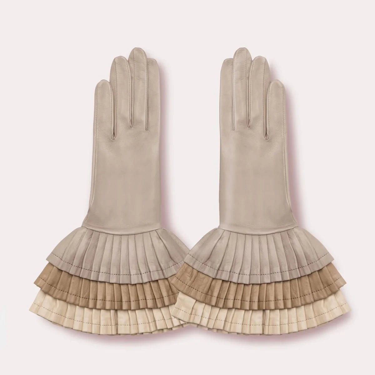 Petticoat Leather Statement Glove nude