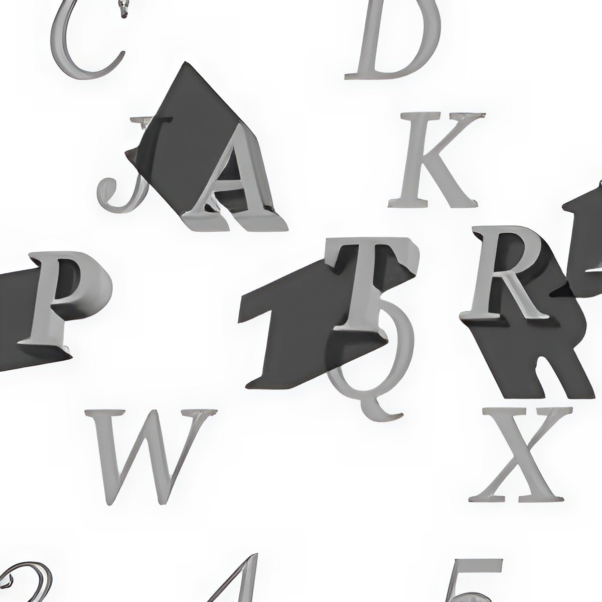 Hand-Painted Initials