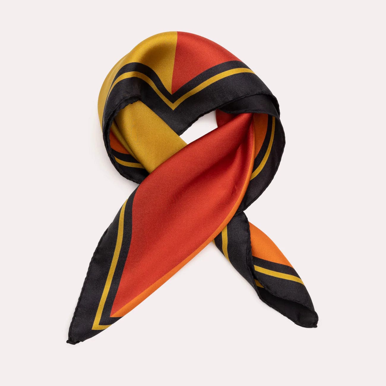 Silk Scarf in Mango | Petite
