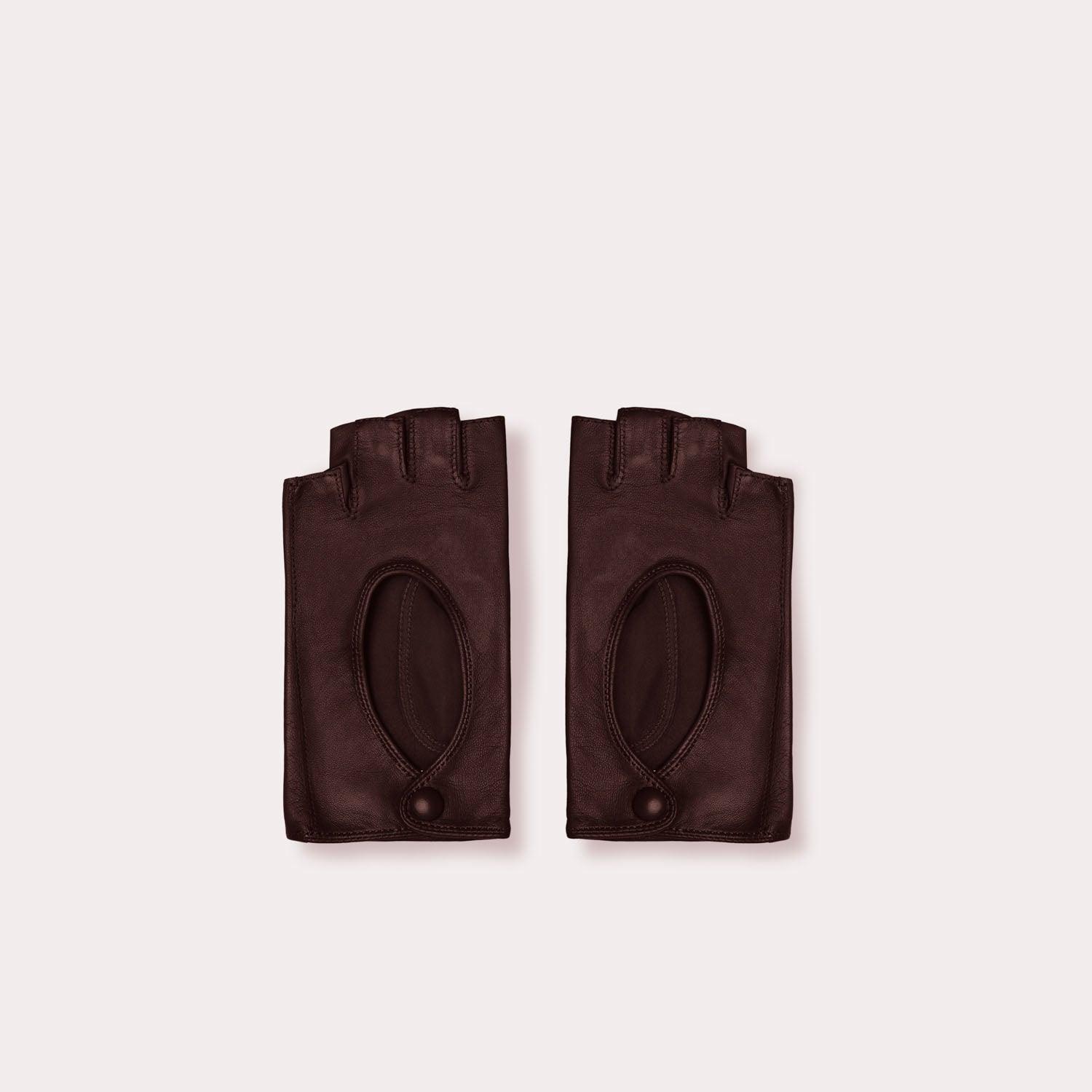 Original Washable Fingerless Driver espresso Glove