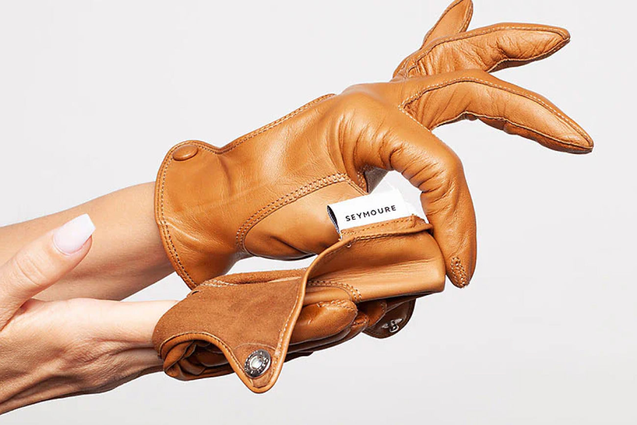 seymoure gloves, conscious luxury, sustainable luxury, designer gloves, italian leather, refined craftsmanship