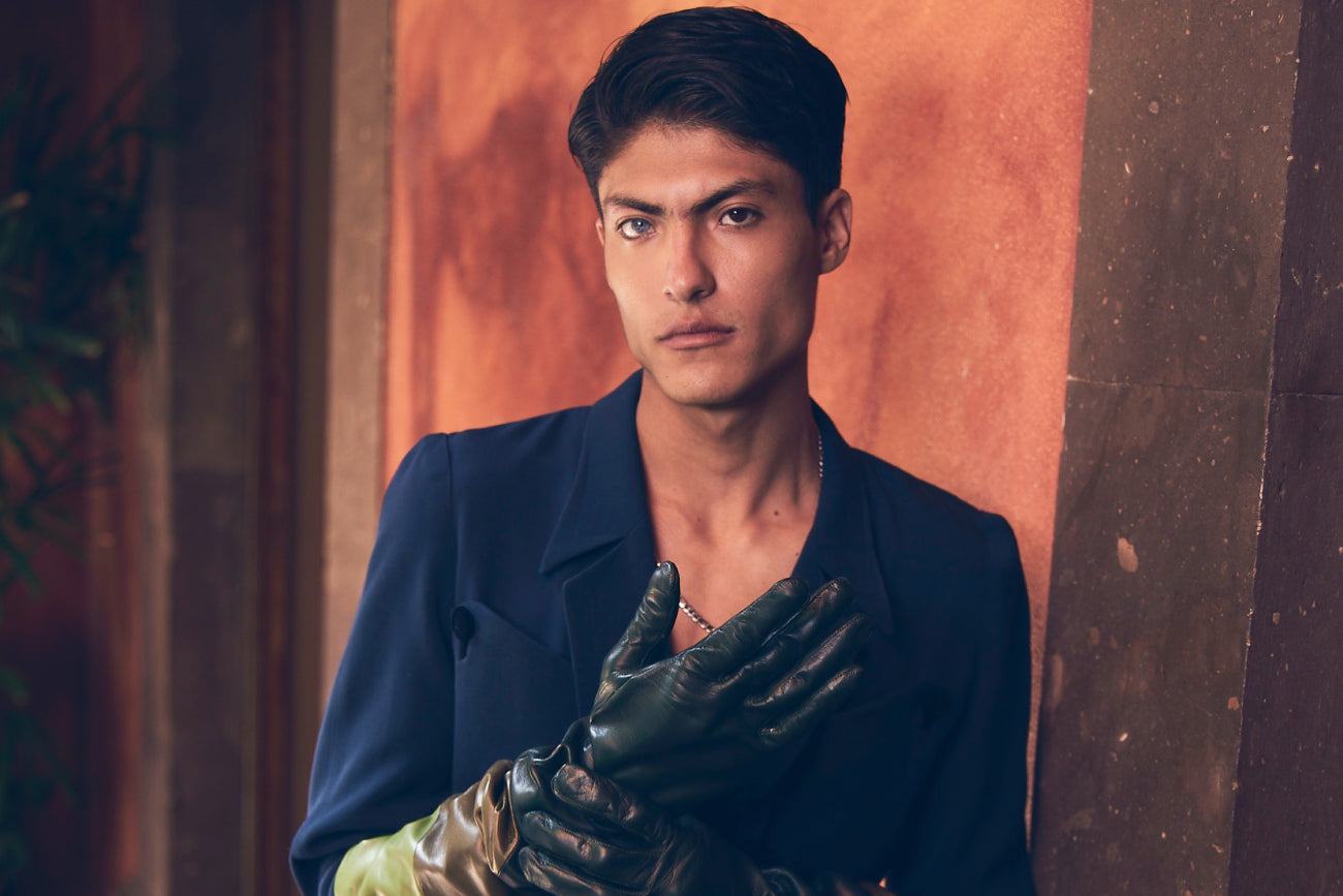 Men's Statement Leather Designer Gloves | Seymoure