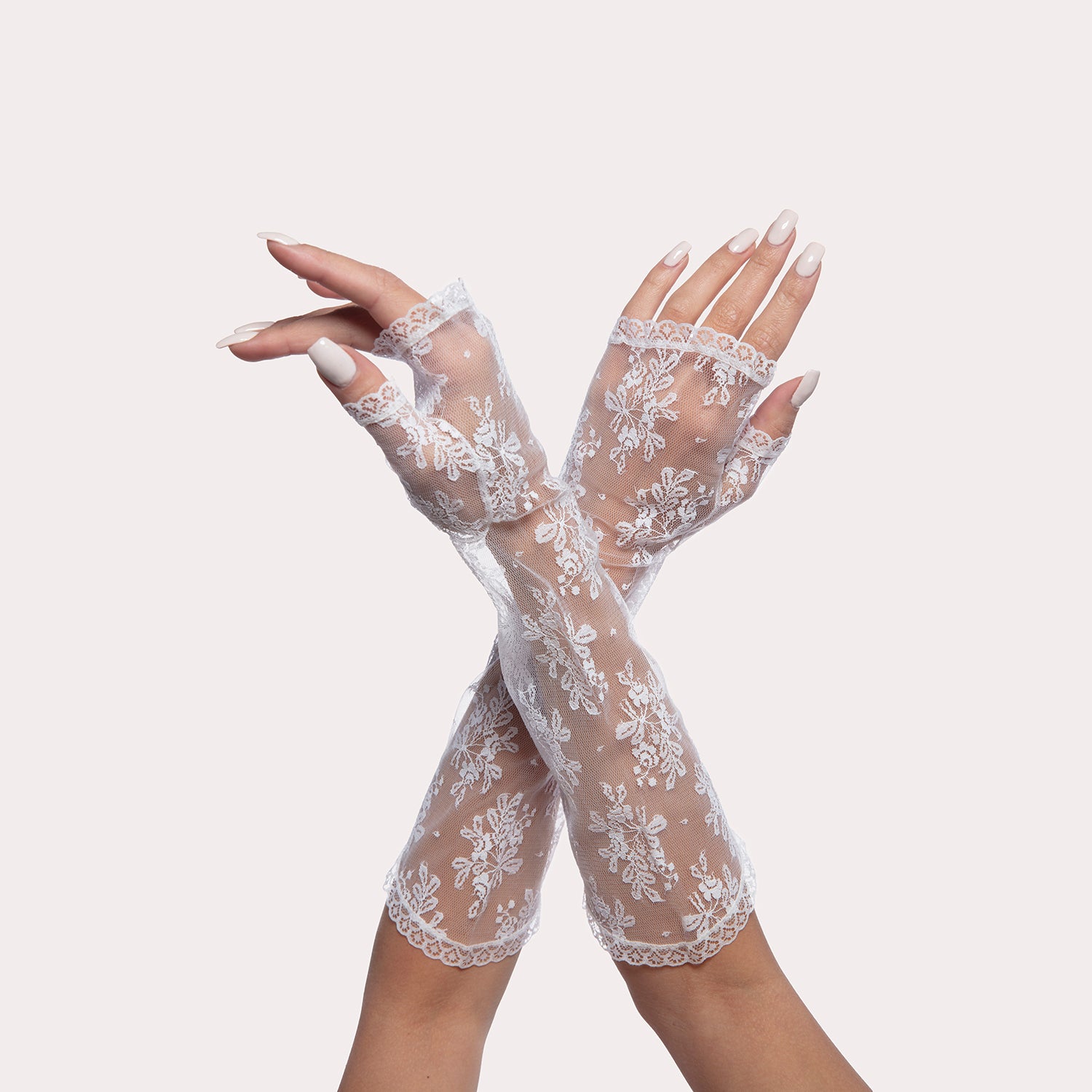 St. Jean Sleeve Fingerless Lace Glove