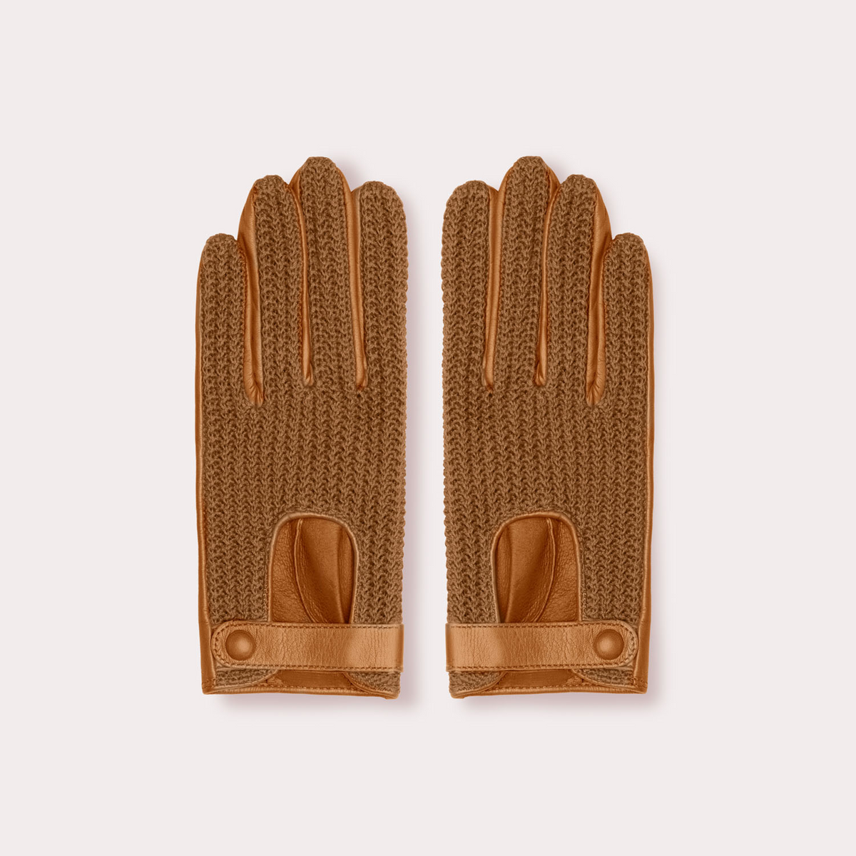 The Isabella Knit and Leather Driving Glove