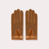 The Isabella Knit and Leather Driving Glove