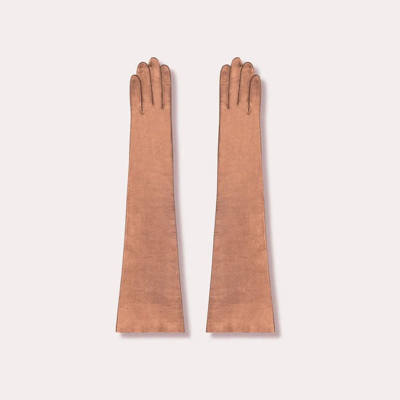 Classic Runway Opera Glove &mdash; Metallic Bronze / XS/S - 6.5