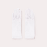 gallery classic nylon glove in white