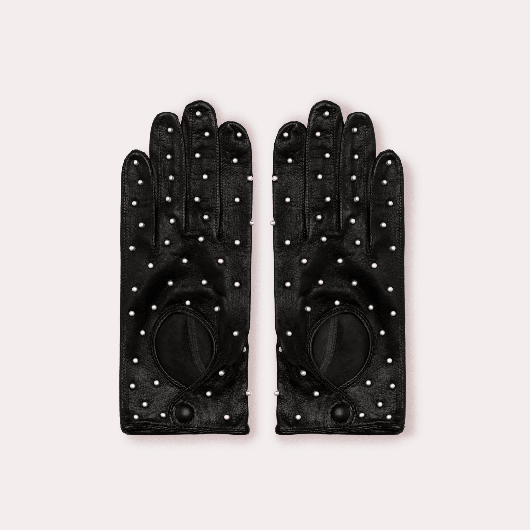 Driving Glove with Pearls