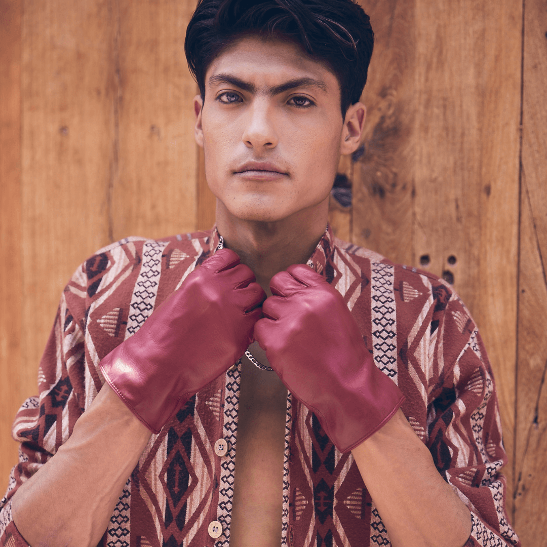 Men's Leather Grant Glove | Cashmere Lined