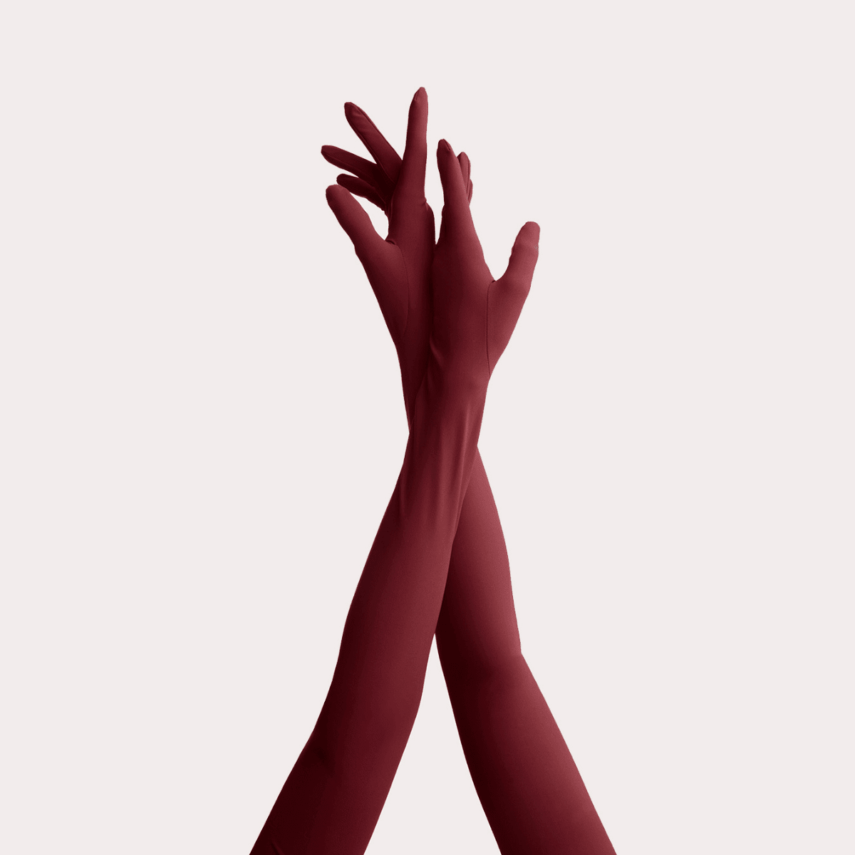 Nylon Extended Runway Opera Glove