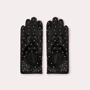 Driving Glove with Pearls