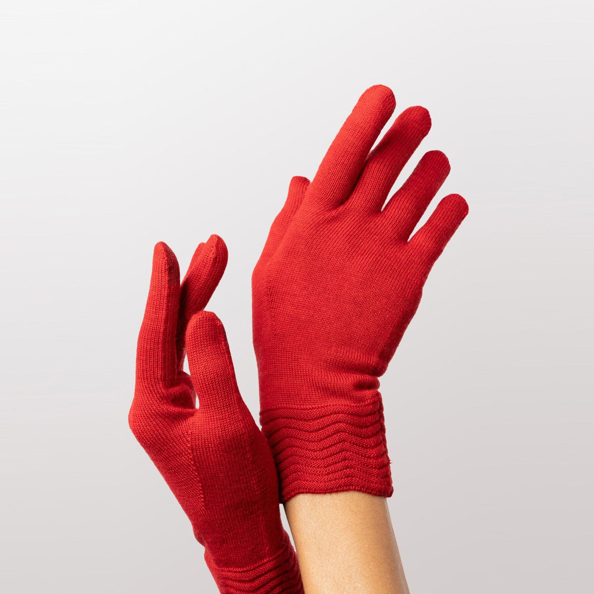 Seymoure Tech Gallery Wool Gloves Heather Rouge