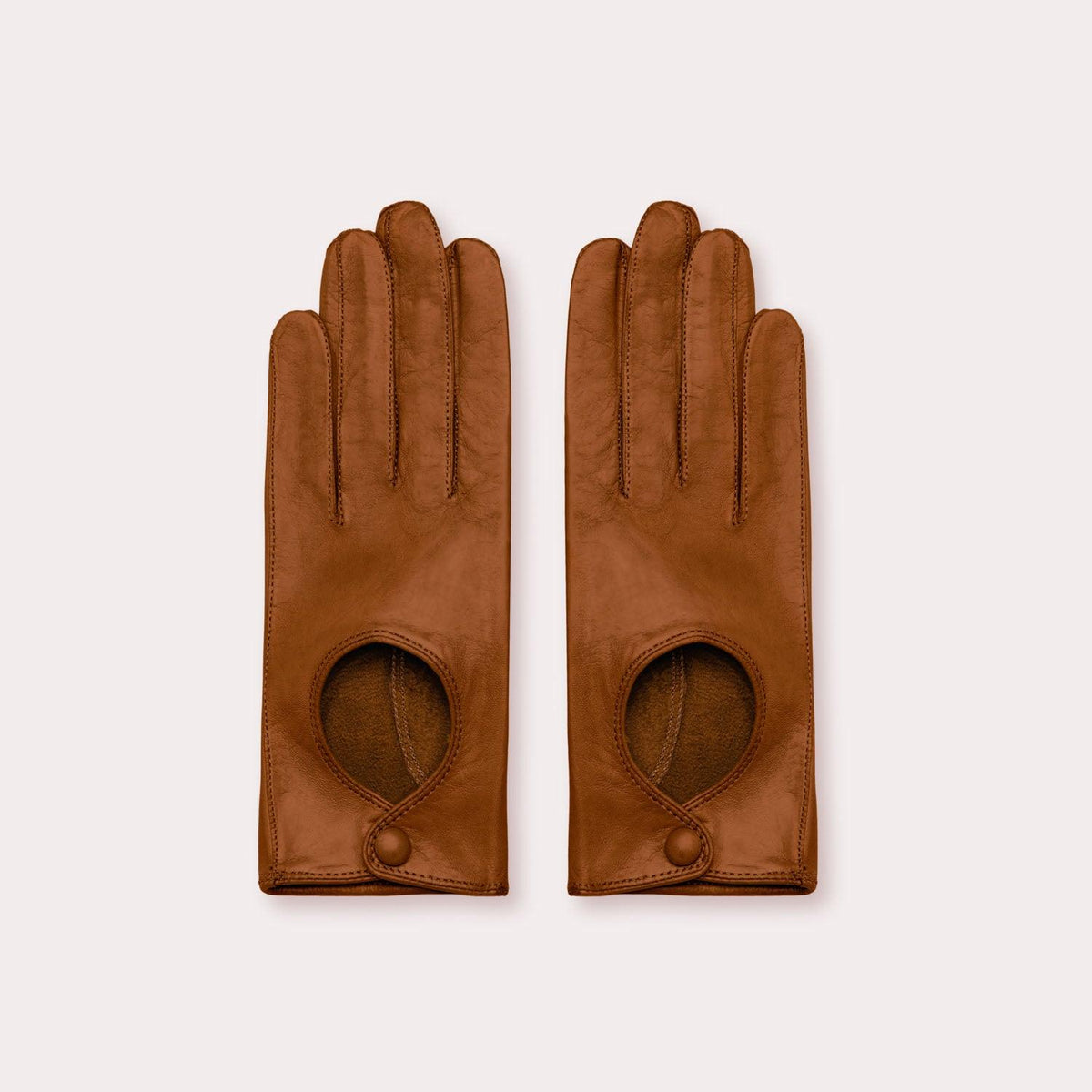 Washable Driver Glove, camel leather gloves. 
