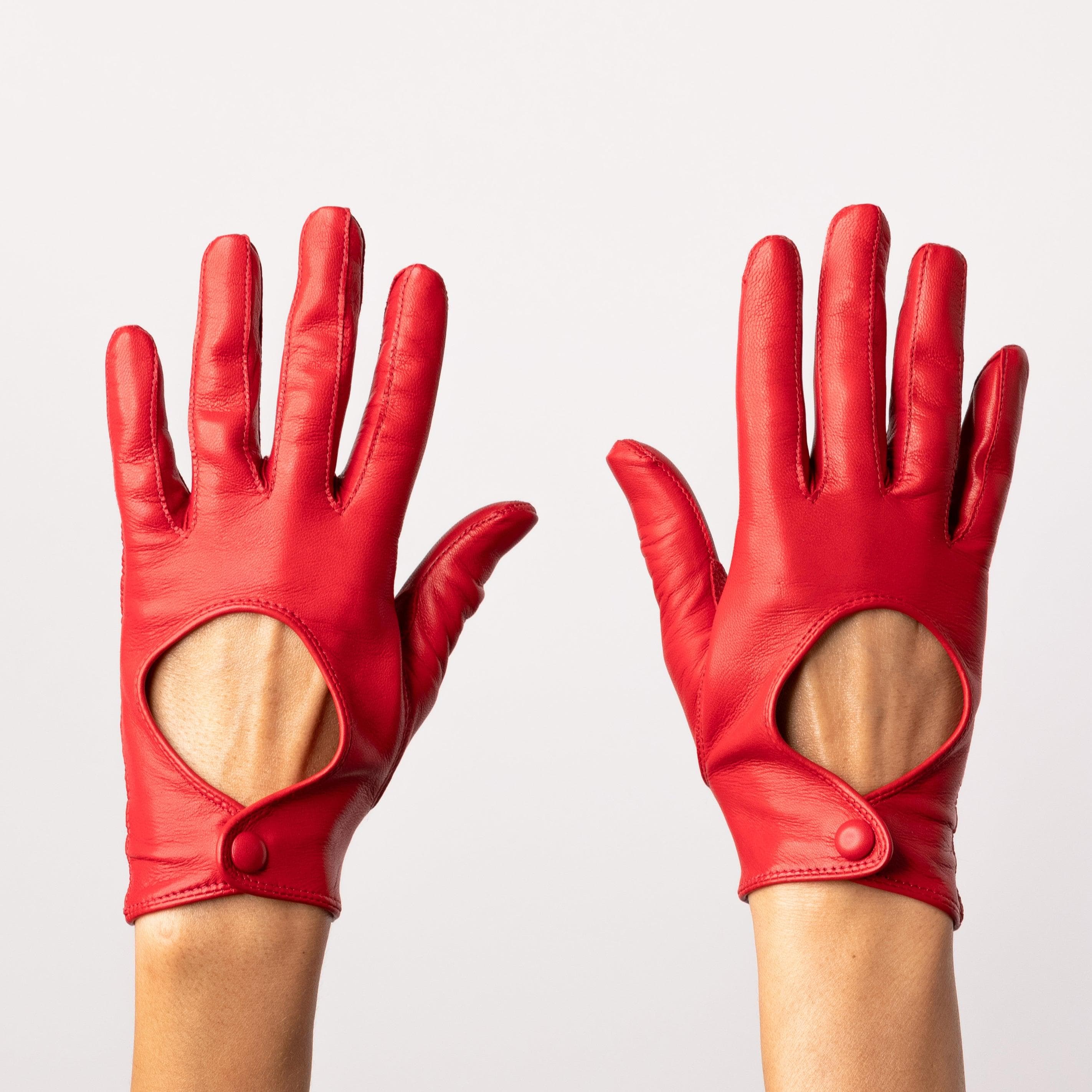 Red mens gloves online