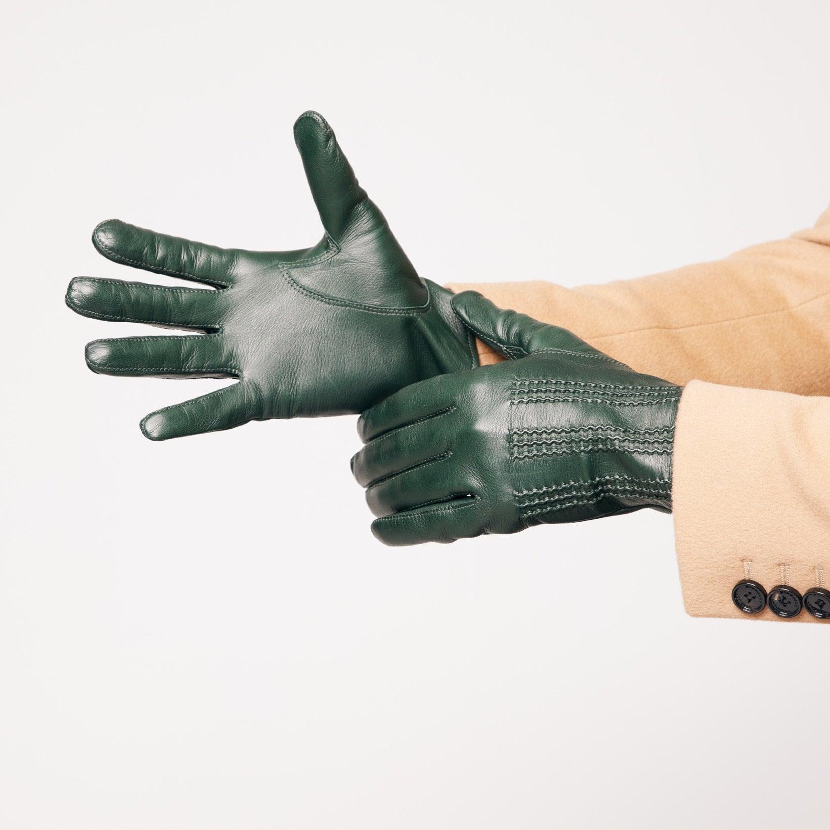 Men's Traveler Leather Glove in Agave