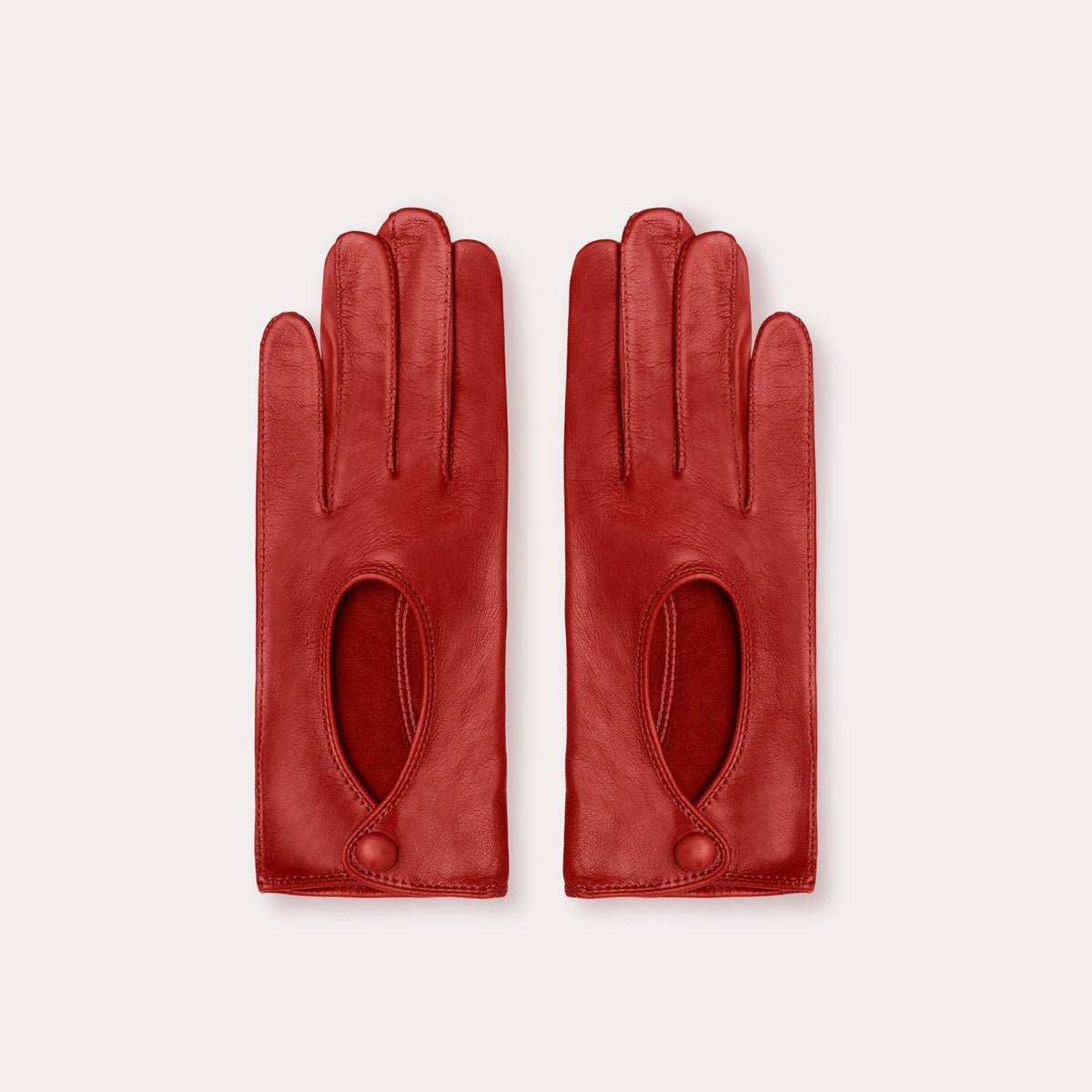 Original Driver Glove, red leather gloves. 